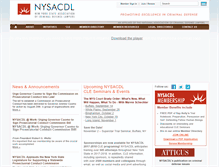 Tablet Screenshot of nysacdl.org
